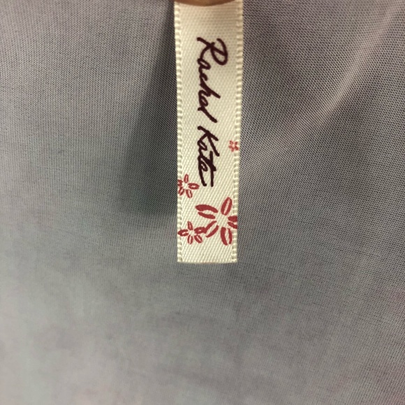 Rachel Kate floral blue long sleeve dress medium - Picture 7 of 8